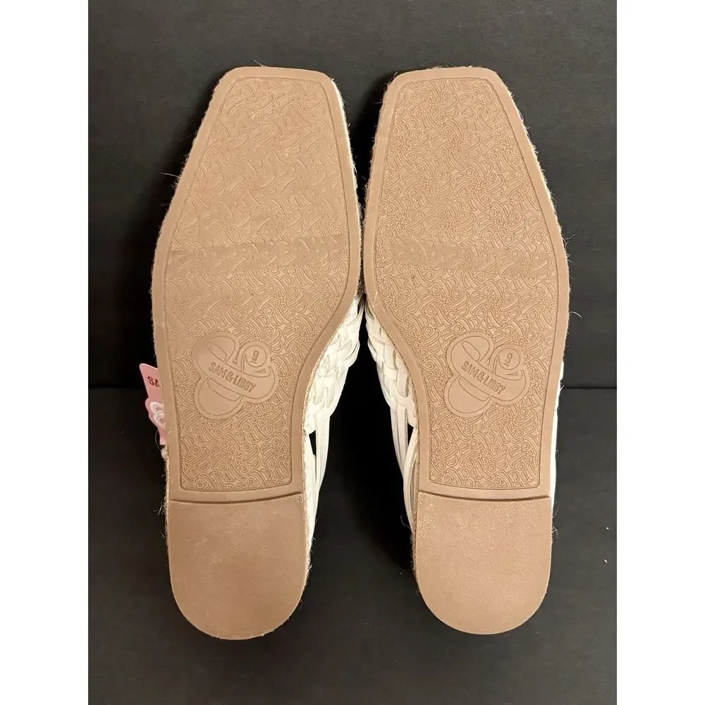 NWT Sam & Libby Women’s Asha Espadrille White 9